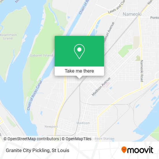 Granite City Pickling map