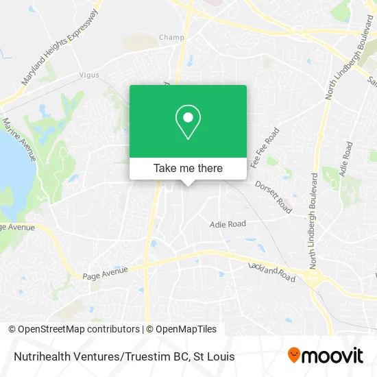 Nutrihealth Ventures / Truestim BC map