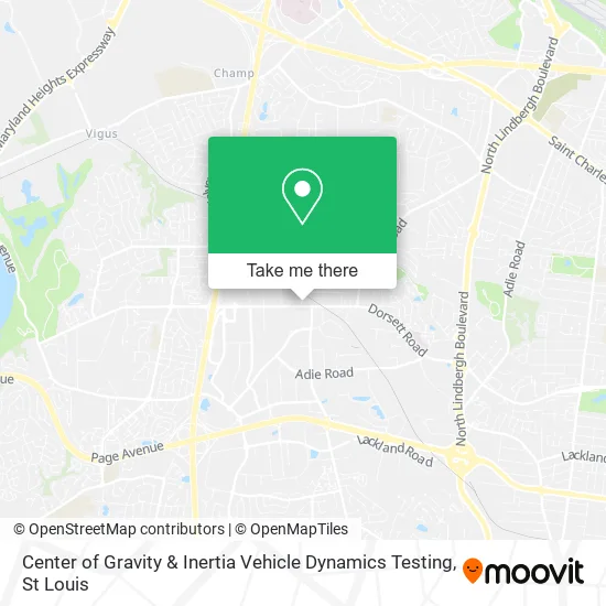 Mapa de Center of Gravity & Inertia Vehicle Dynamics Testing