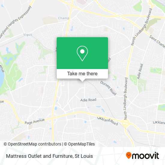 Mapa de Mattress Outlet and Furniture