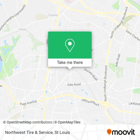 Mapa de Northwest Tire & Service