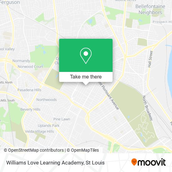 Williams Love Learning Academy map