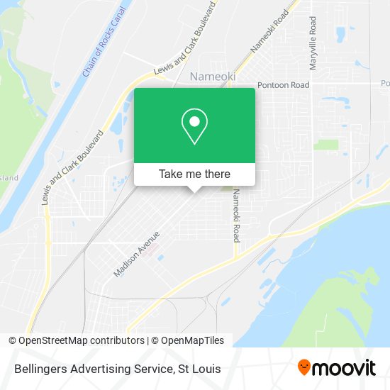 Mapa de Bellingers Advertising Service
