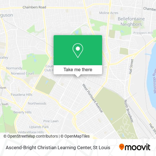 Mapa de Ascend-Bright Christian Learning Center