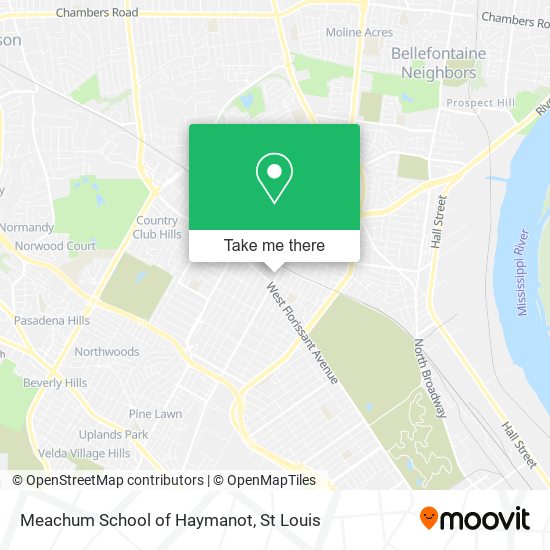 Meachum School of Haymanot map