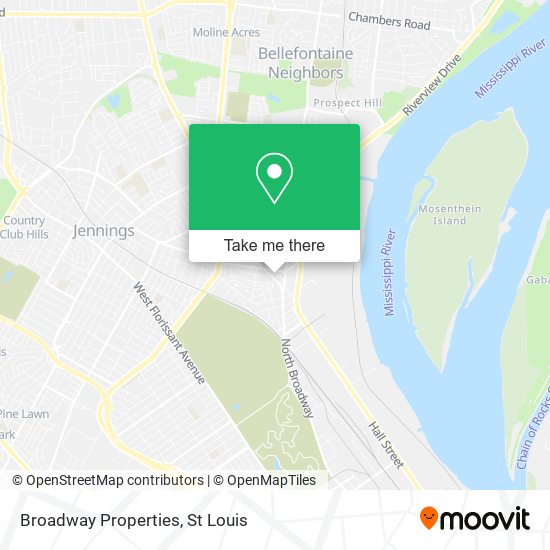 Broadway Properties map