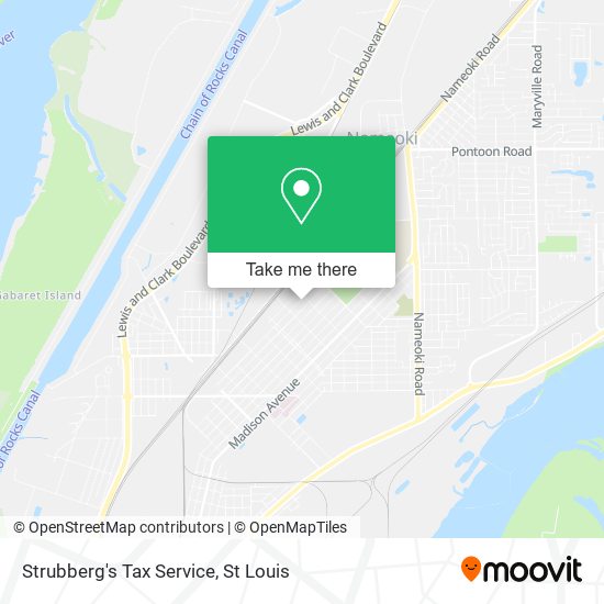 Mapa de Strubberg's Tax Service