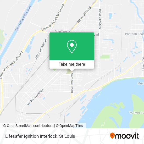 Lifesafer Ignition Interlock map
