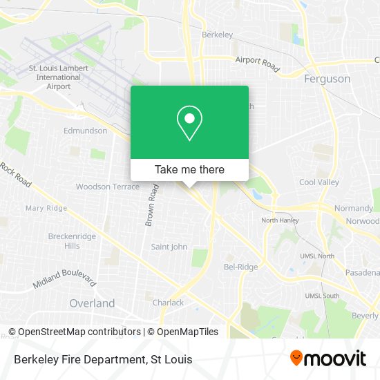 Berkeley Fire Department map