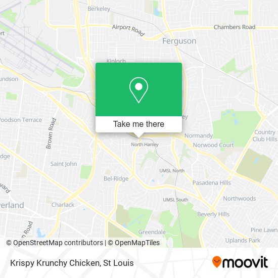 Krispy Krunchy Chicken map