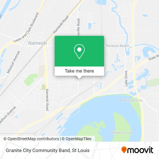 Granite City Community Band map