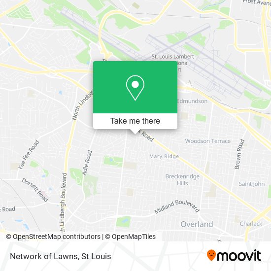 Mapa de Network of Lawns