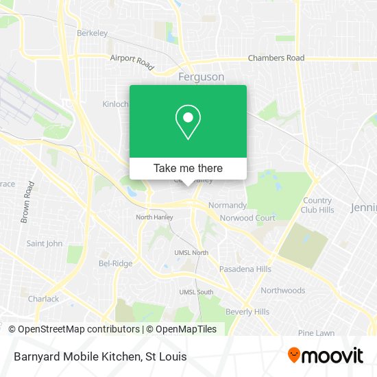 Mapa de Barnyard Mobile Kitchen