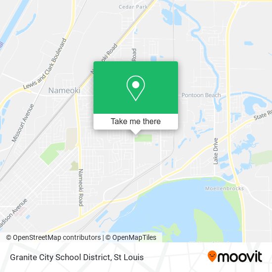 Mapa de Granite City School District
