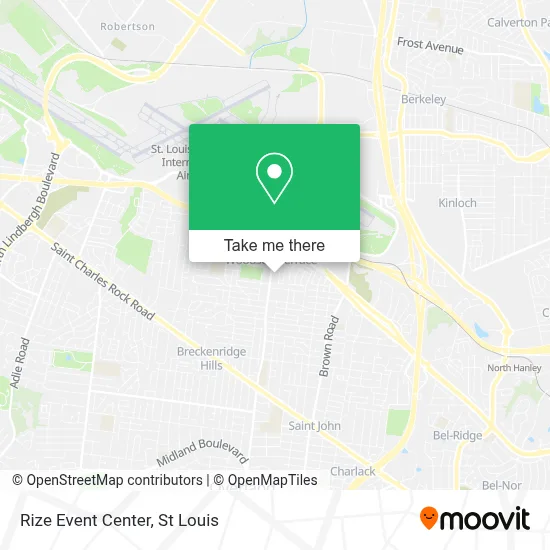 Rize Event Center map