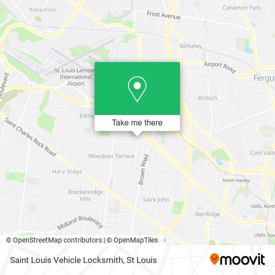 Mapa de Saint Louis Vehicle Locksmith