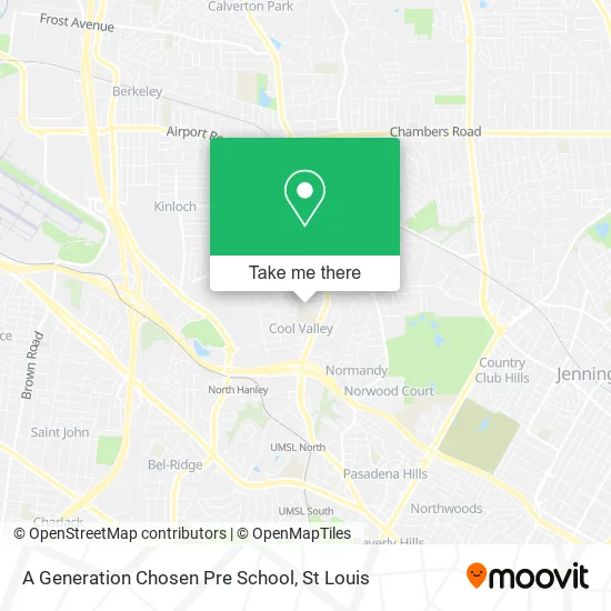 A Generation Chosen Pre School map