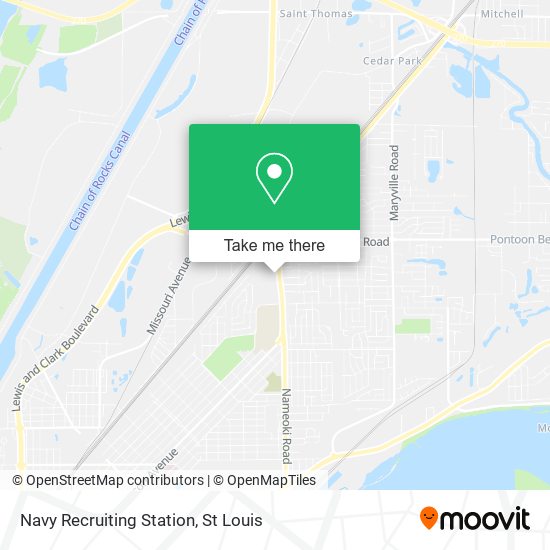 Mapa de Navy Recruiting Station