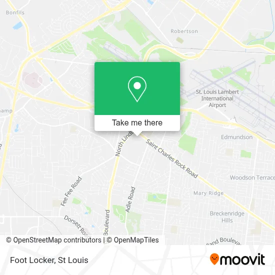 Foot Locker map