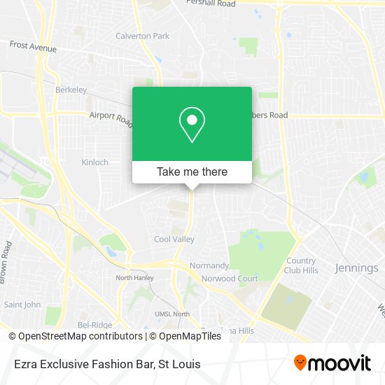 Ezra Exclusive Fashion Bar map