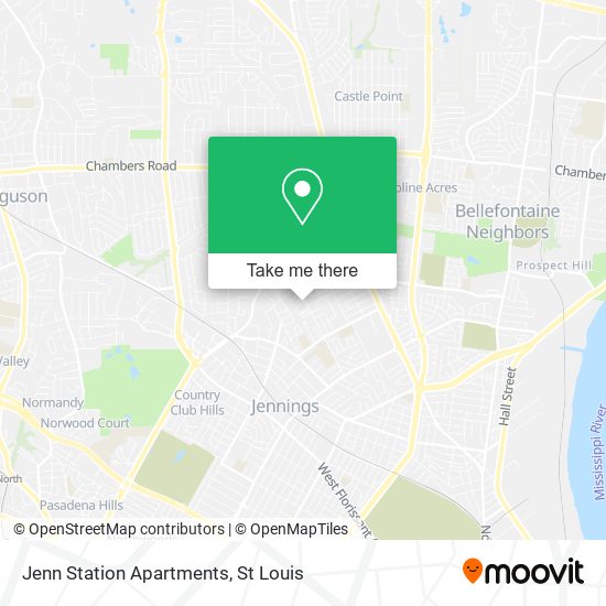 Jenn Station Apartments map