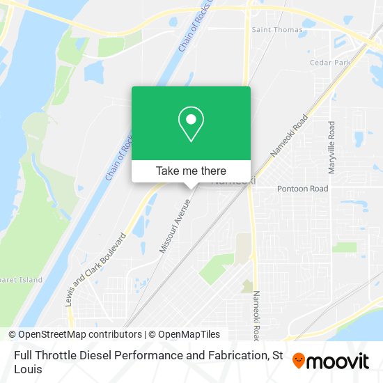 Mapa de Full Throttle Diesel Performance and Fabrication