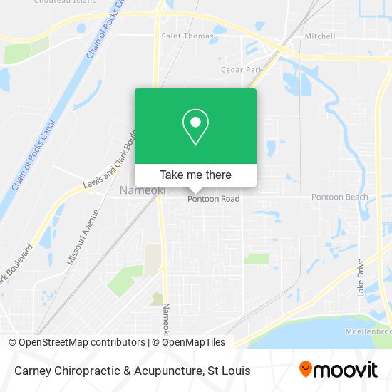 Mapa de Carney Chiropractic & Acupuncture