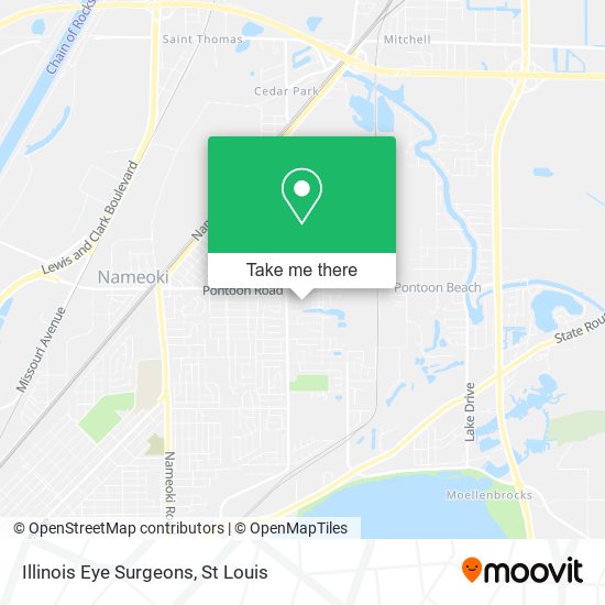 Illinois Eye Surgeons map