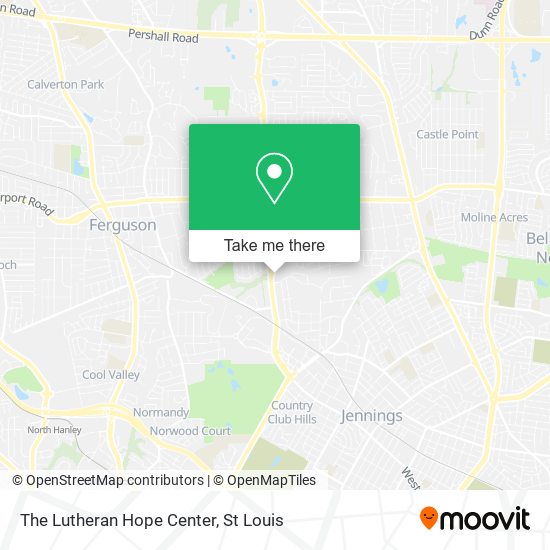 The Lutheran Hope Center map