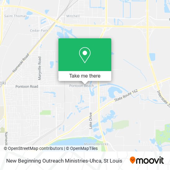 Mapa de New Beginning Outreach Ministries-Uhca
