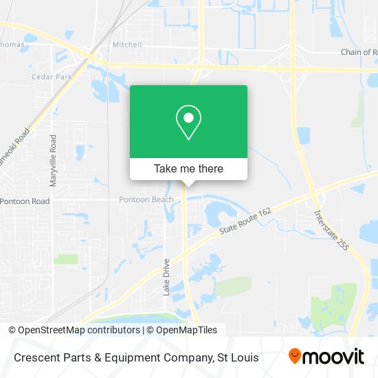 Mapa de Crescent Parts & Equipment Company