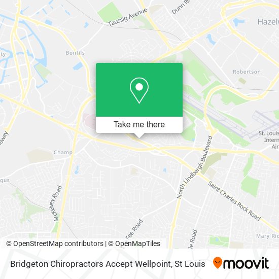 Mapa de Bridgeton Chiropractors Accept Wellpoint