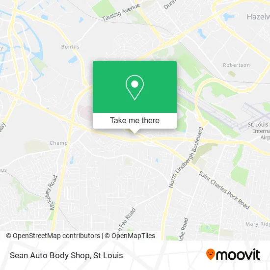Sean Auto Body Shop map
