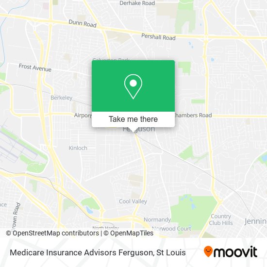 Medicare Insurance Advisors Ferguson map