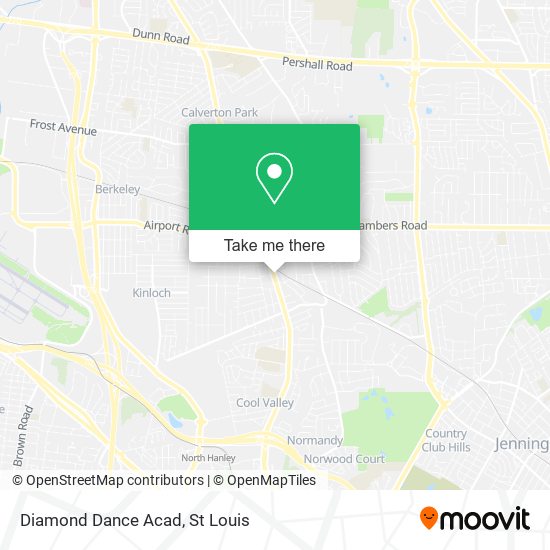 Diamond Dance Acad map