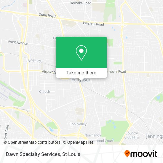 Dawn Specialty Services map