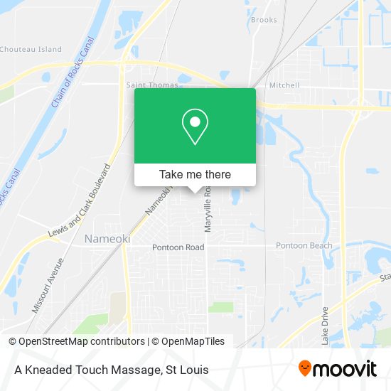 A Kneaded Touch Massage map