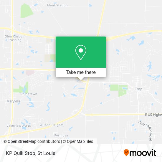 Mapa de KP Quik Stop