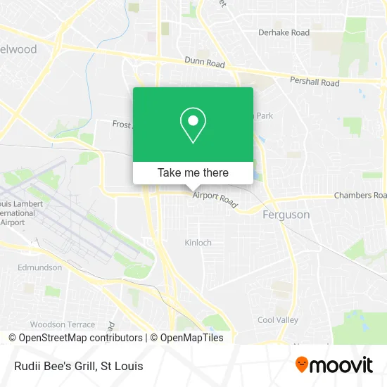 Rudii Bee's Grill map
