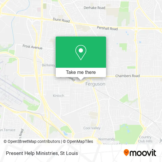 Present Help Ministries map