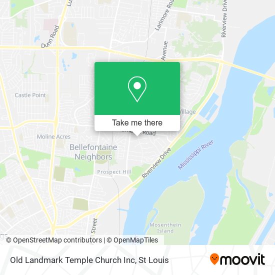 Mapa de Old Landmark Temple Church Inc