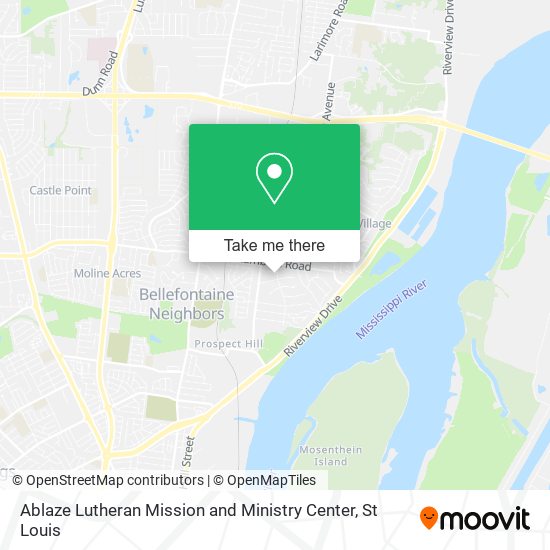 Ablaze Lutheran Mission and Ministry Center map