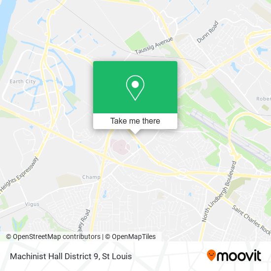 Machinist Hall District 9 map
