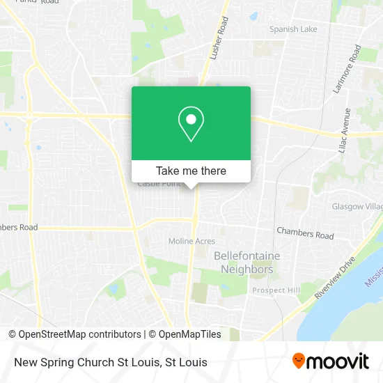 New Spring Church St Louis map
