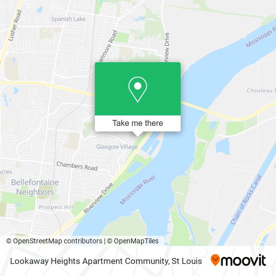 Mapa de Lookaway Heights Apartment Community