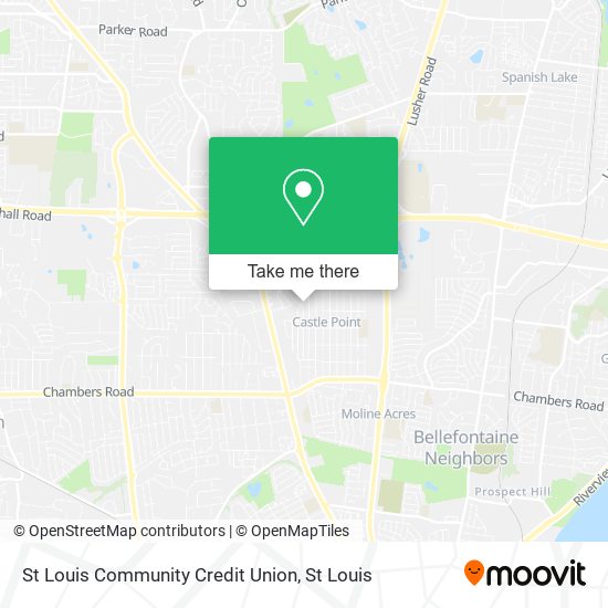 Mapa de St Louis Community Credit Union