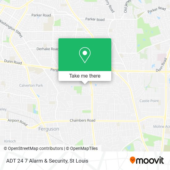Mapa de ADT 24 7 Alarm & Security
