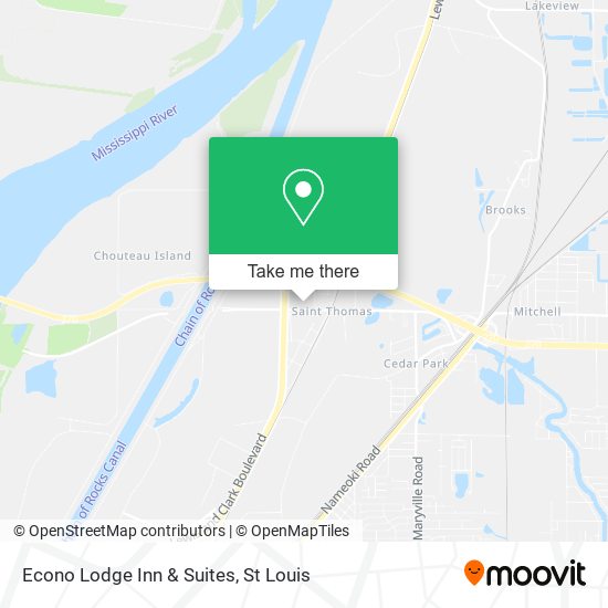 Econo Lodge Inn & Suites map