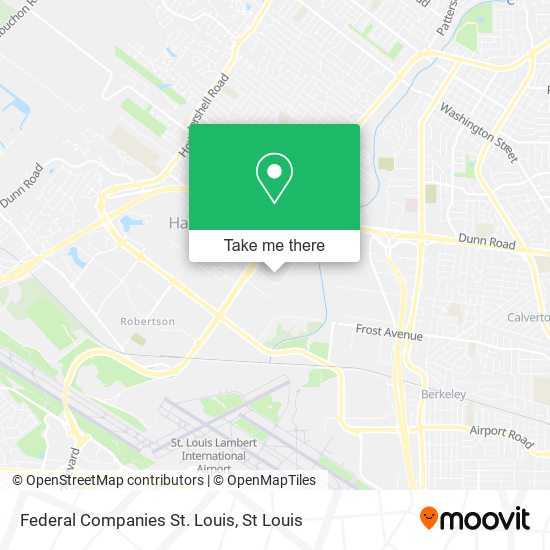 Mapa de Federal Companies St. Louis