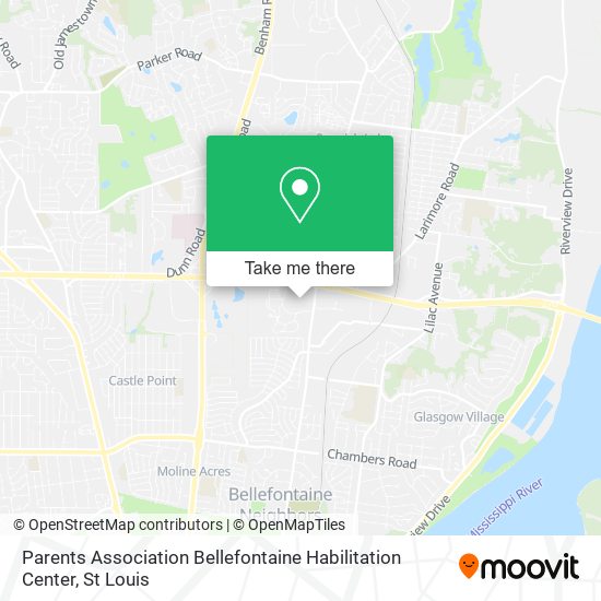 Mapa de Parents Association Bellefontaine Habilitation Center